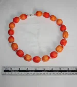Orange Silk Necklace by Designs on Silk