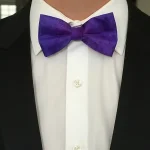 Purple Ready-Tied Silk Bow Tie from Designs on Silk