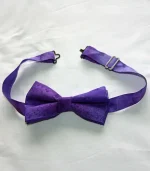 Purple Ready-Tied Silk Bow Tie from Designs on Silk