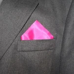 Rose Pink Silk Pocket Square from Designs on Silk