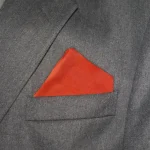 Orange Silk Pocket Square from Designs on Silk
