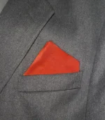 Orange Silk Pocket Square from Designs on Silk