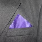 Purple Silk Pocket Square from Designs on Silk