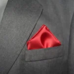 Red Silk Pocket Square from Designs on Silk