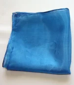 Sky Blue Silk Pocket Square from Designs on Silk